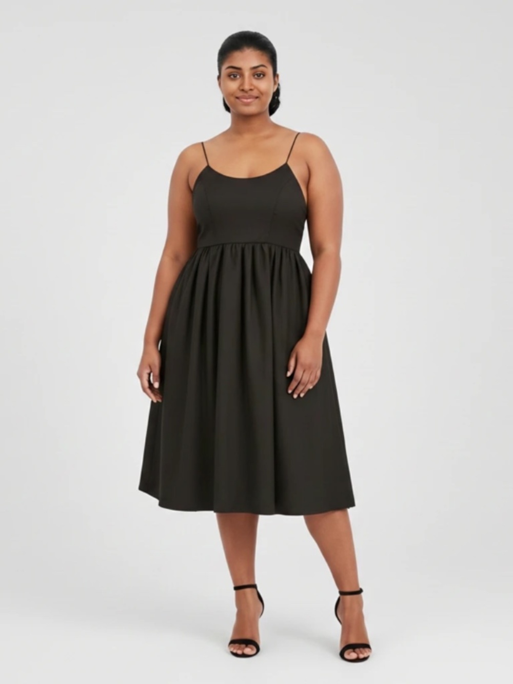 SHOWPO WILD NIGHTS MIDI DRESS BLACK